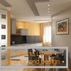 Dizajnirajte apartmane u bijelim, sivim i narandžastim tonovima
