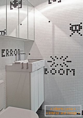 Originalni mozaik u dizajnu kupatila