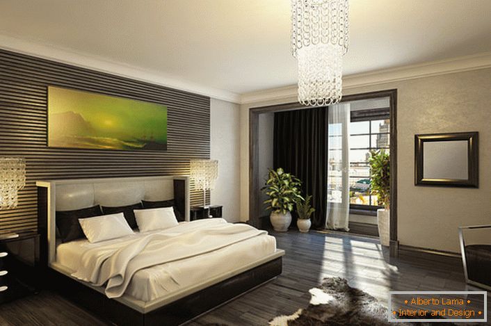 Chic i luksuz stilske spavaće sobe u stilu Art Deco. Klasični kontrast belog i crnog je idealan za ovaj stilski pravac. 
