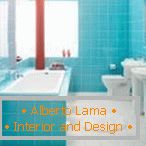 Kombinacija toplih i hladnih boja u dizajnu kupatila