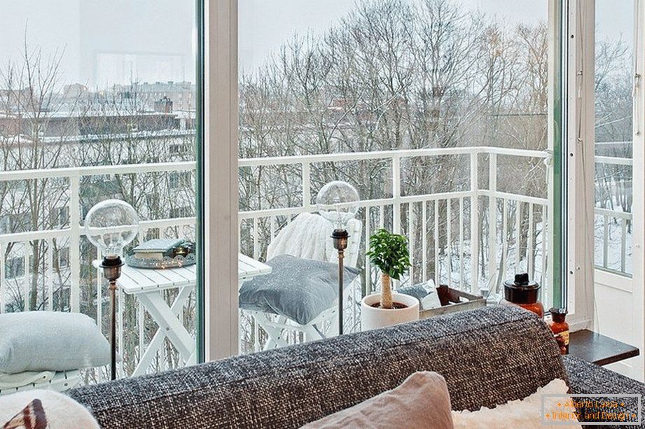 Apartman od 29 kvadratnih metara sa visokim plafonima u Geteborgu