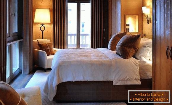 spavaća soba-u-stil chalet