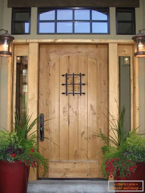 prekrasna drvena ulazna vrata, foto 38