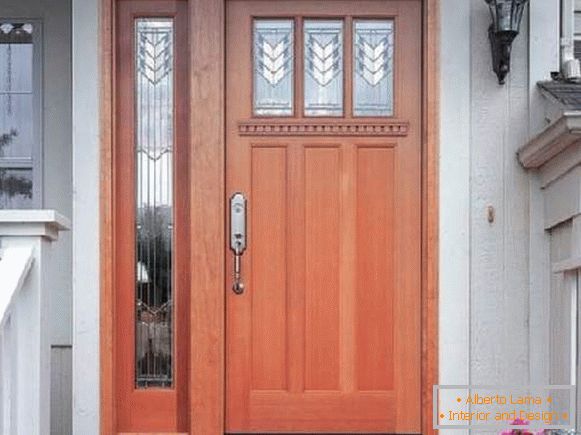 drvena ulazna vrata za privatnu kuću, foto 8