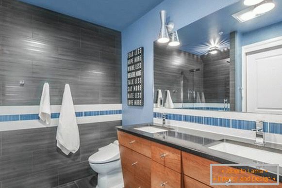 Svetlo plava u unutrašnjosti kupatila 2016