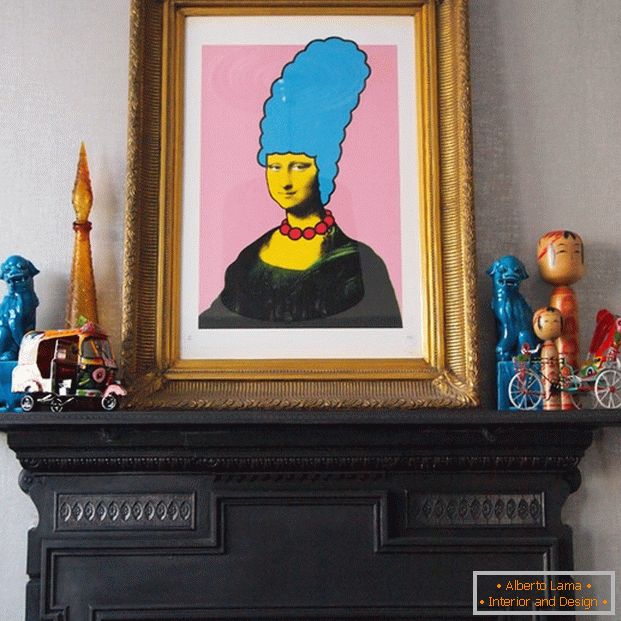 Slika: Mona Liza i Marge Simpson, dva u jednom.