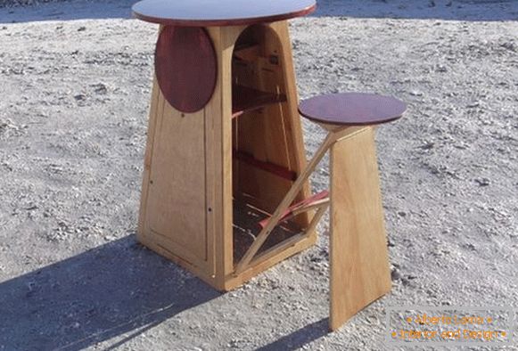 Modularni preklopni sto sa sedištima