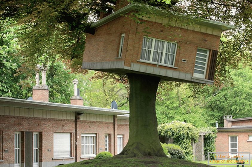 Viši centar Turned Treehouse (Gent, Belgija)