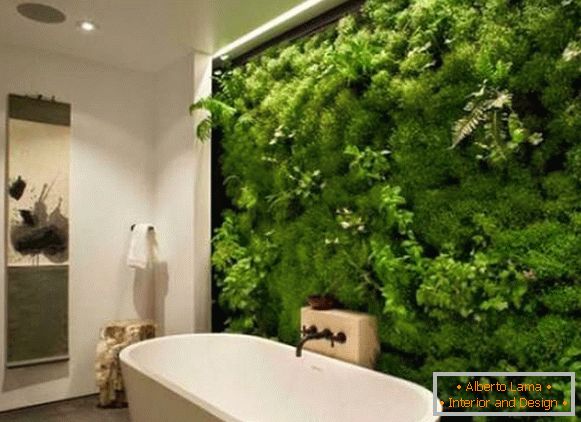 Zeleni zid u kupatilu