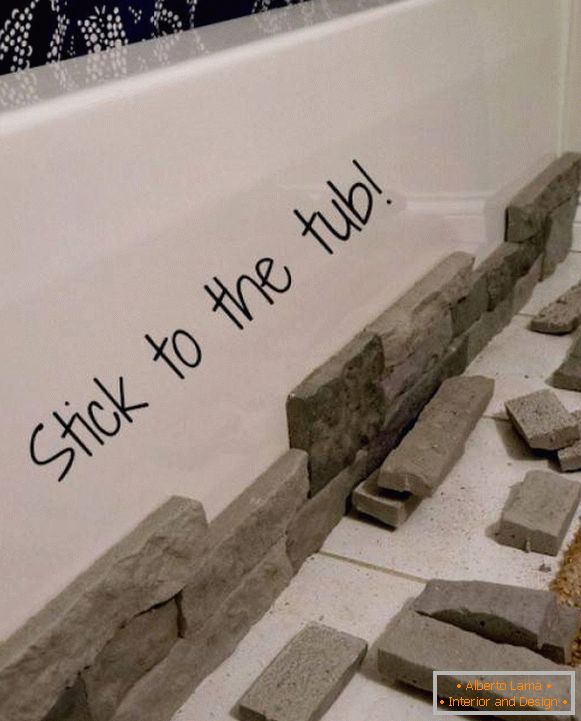 Završiti kupatilo sa kamenom