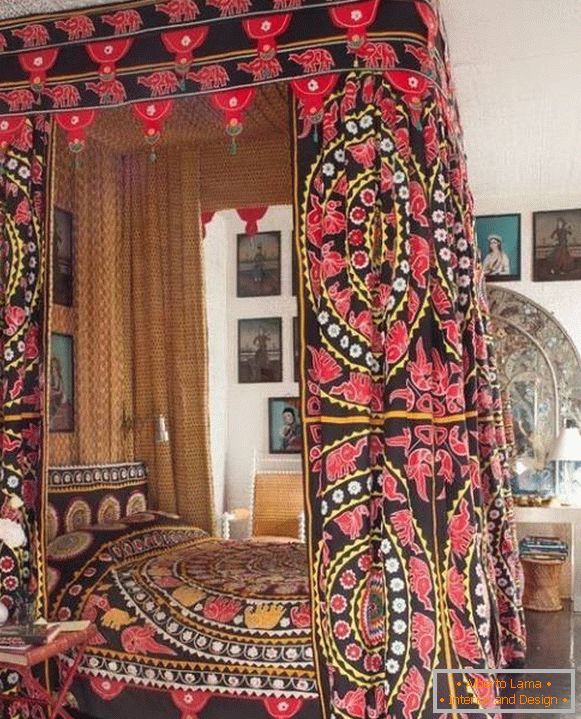 Indijski dizajn u dizajnu spavaće sobe