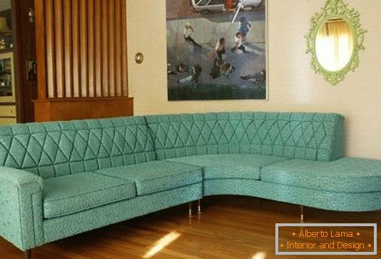 tirkizno-modularna sofa