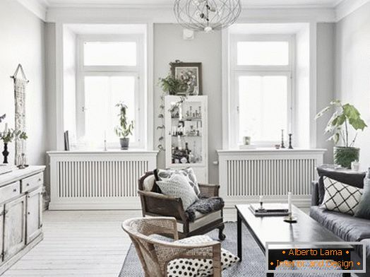 Klasičan dizajn stana u skandinavskom stilu