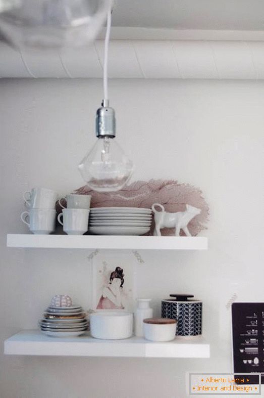 Kreativna i jednostavna lampa u kuhinji
