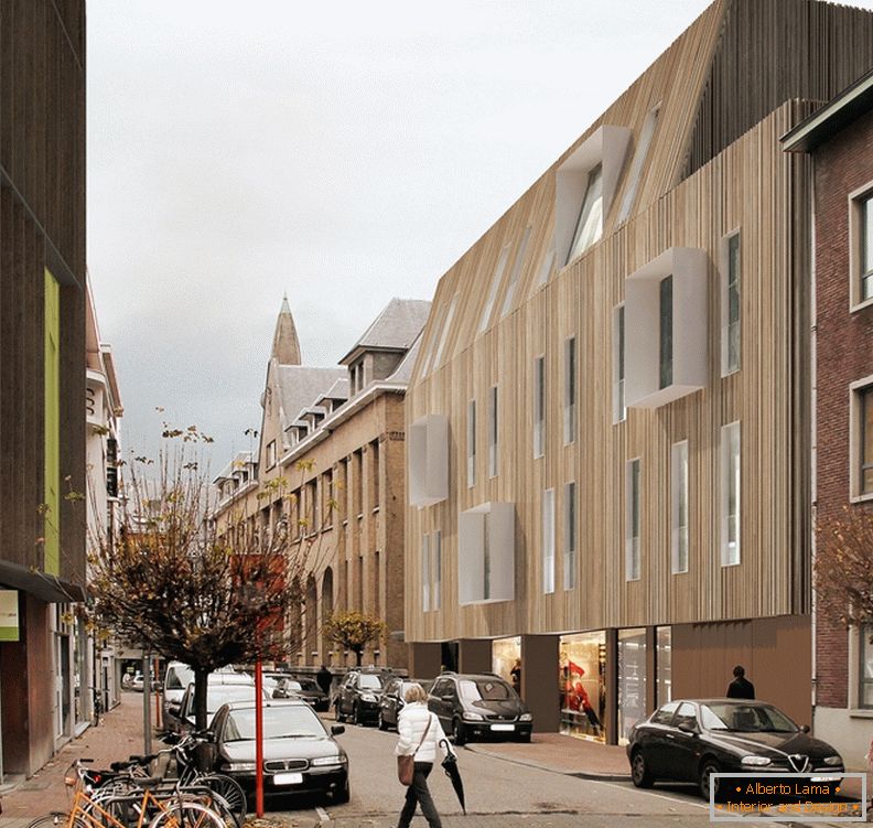 A2o Architecten, renoviranje fasade javne zgrade u Belgiji