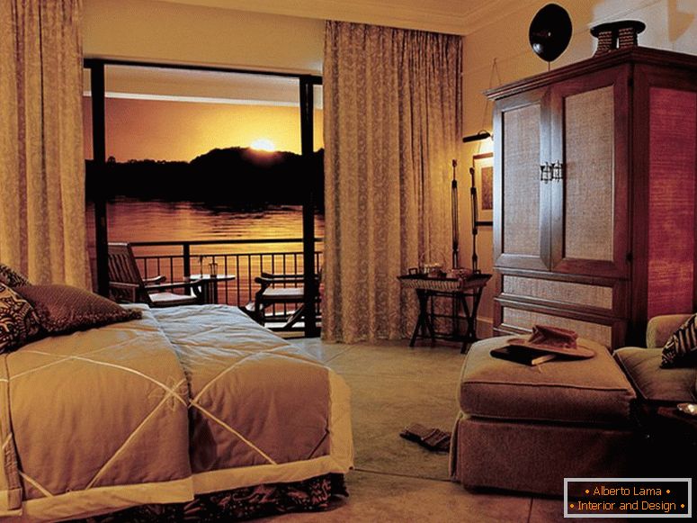 Spavaća soba u afričkom stilu