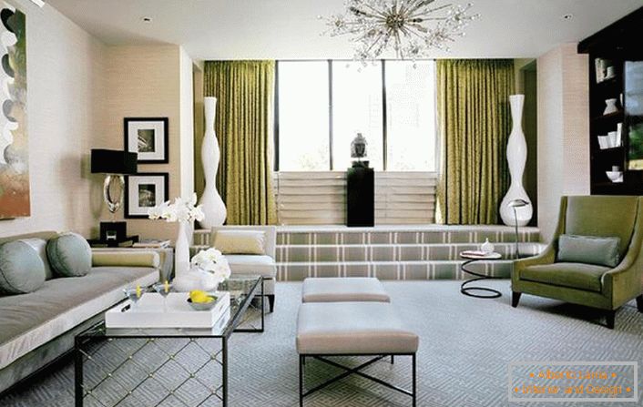 Dnevna soba u stilu Art Deco