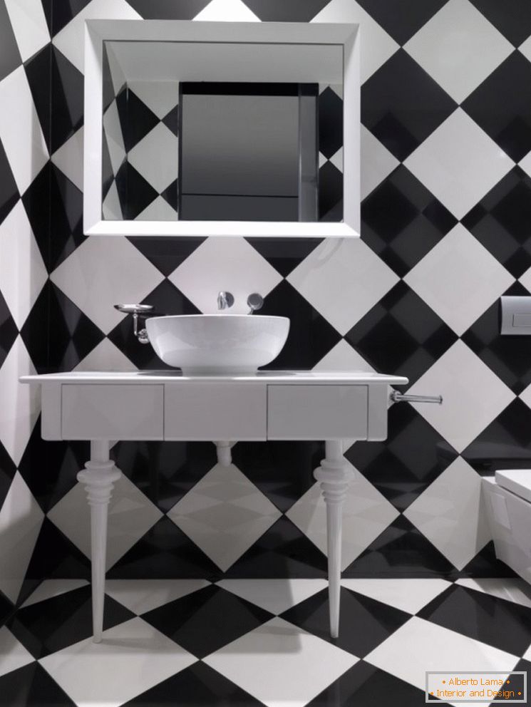 Crno-belo kupatilo
