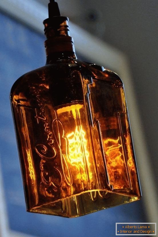 Svetiljka za lampu iz flaše
