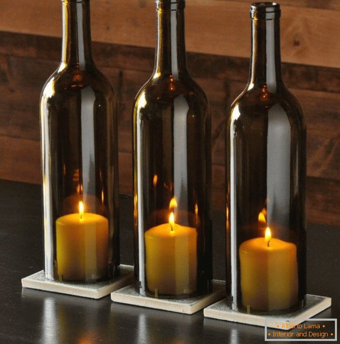 Bottles bez dna za sveće