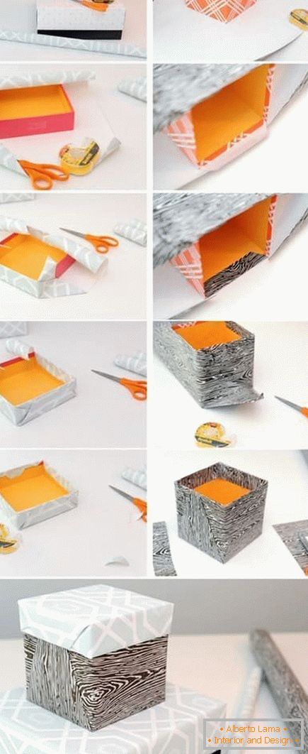 Kako lepiti kutiju papira