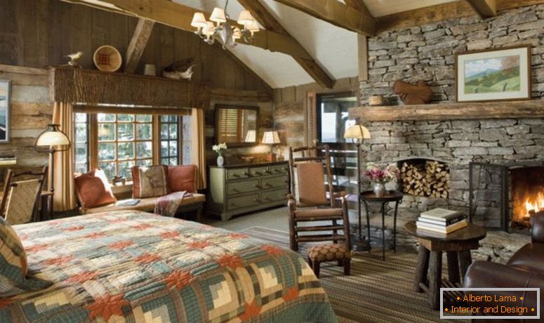 farmhouse-bedroom-with-fireplace-u stilu države