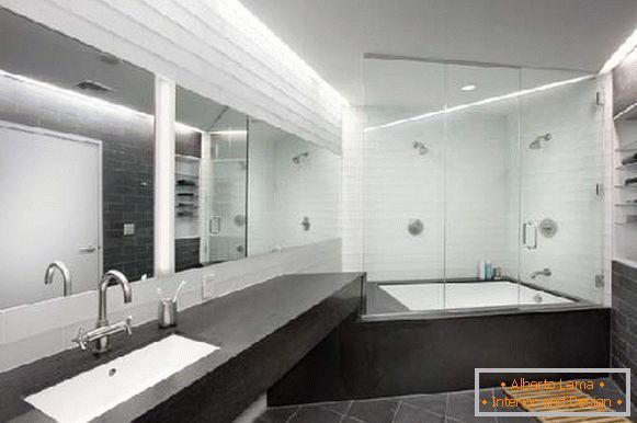 dizajn velikog kupatila, fotografija 45