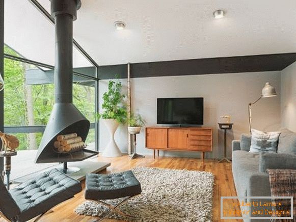 Dizajn privatnog doma 2016 - unutrašnja fotografija dnevne sobe