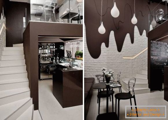 Moderni dizajn kafe bar Chocolate Bar
