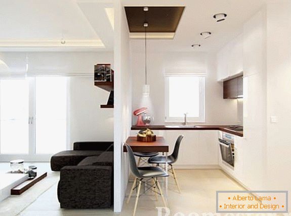Jednostavna i udobna kuhinja 6 m2