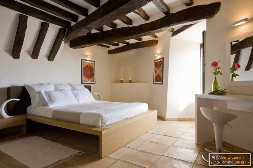Dizajn spavaće sobe u stilu Provanse