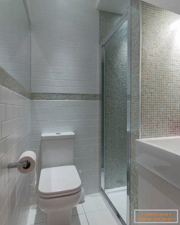 Mali kombinovani kupatilo - najbolje moderne ideje