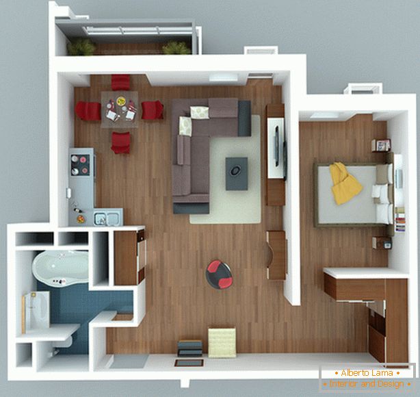 projektovanje malih studio apartmana