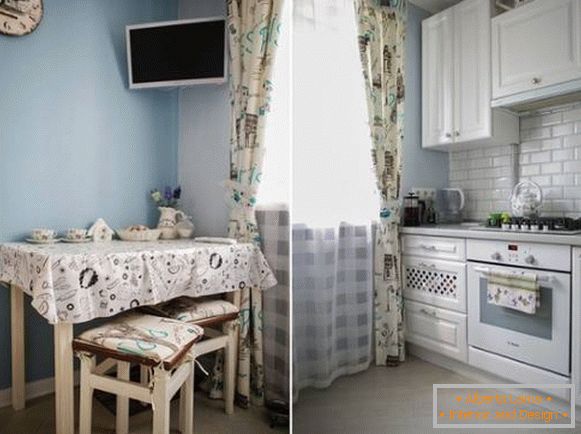 Udobna i lijepa mala kuhinja 6 m2 - 40 fotografija