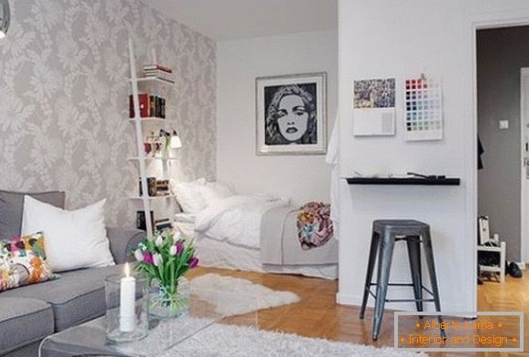 Projektovanje jednosobnog stana od 30 m² M - fotografija 8