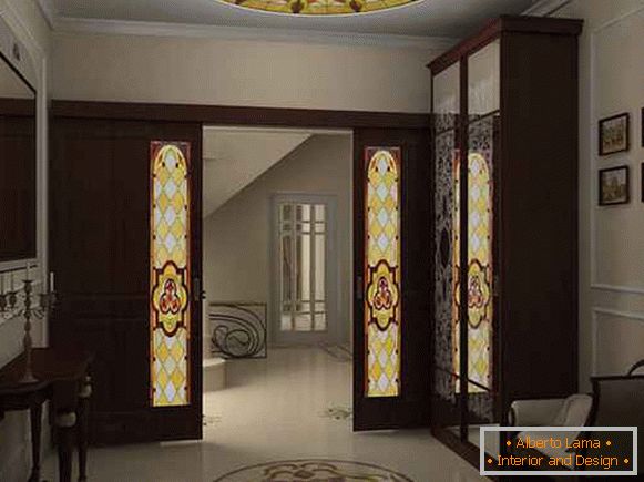 moderan dizajn hodnika u kući, foto 67