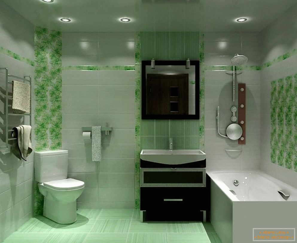 Kupatilo u zelenoj nijansi