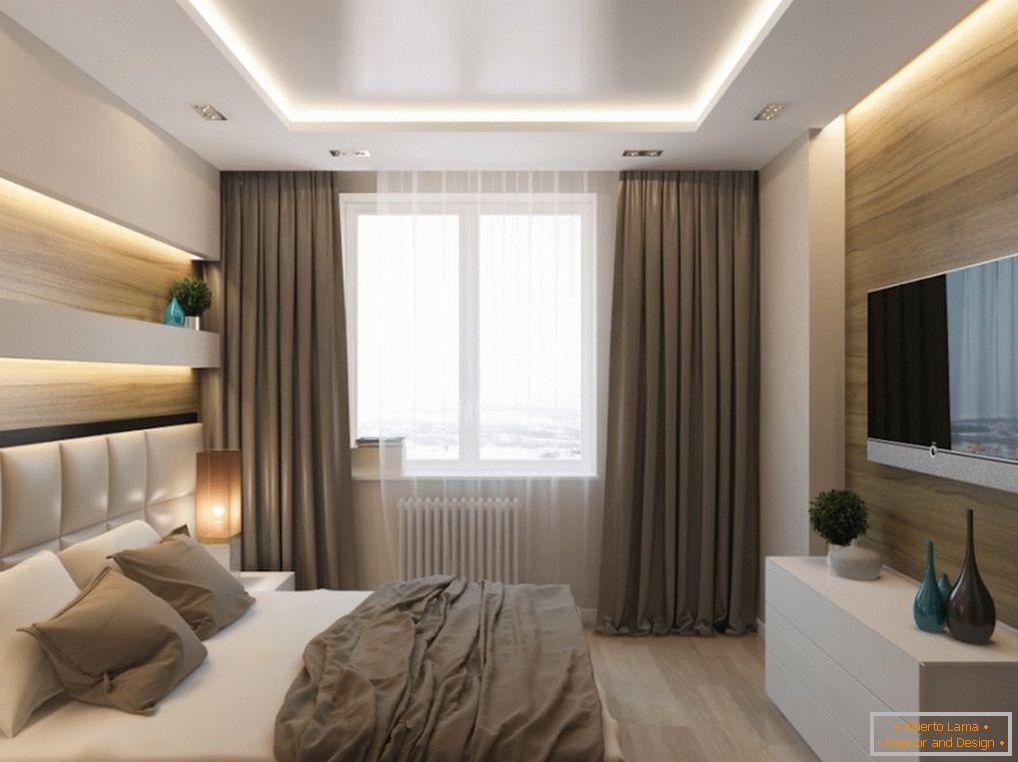 Elegantna spavaća soba u apartmanu
