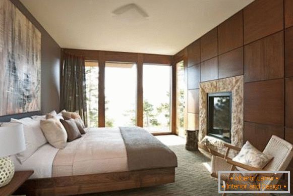 Ekološka spavaća soba u modernom stilu