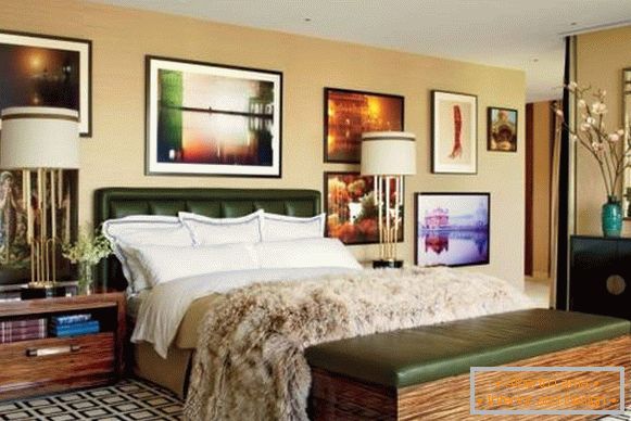 Luksuzna spavaća soba u stilu 60-ih