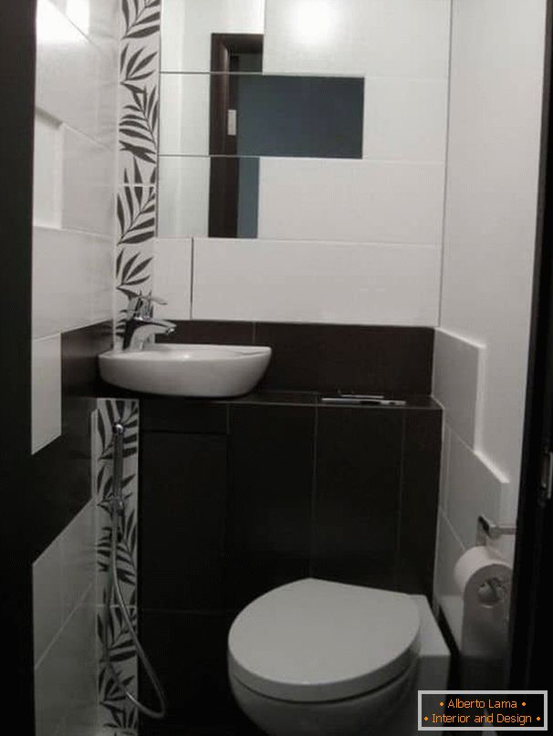 Toalet u hi-tech stilu sa higijenskim tušem