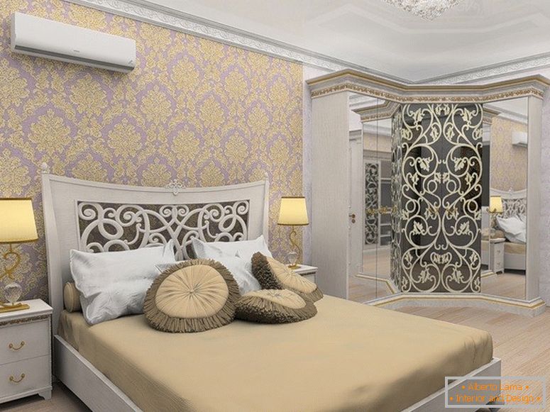 Luksuzna dekoracija spavaće sobe