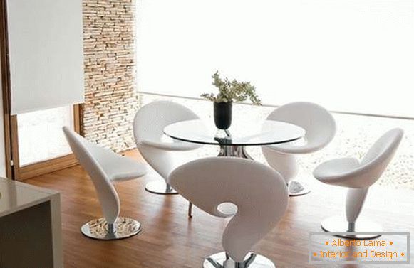 dizajnirane stolove i stolice za kuhinju, foto 11