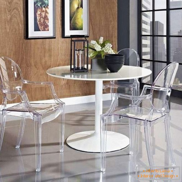 transparentne dizajnerske stolice, foto 30