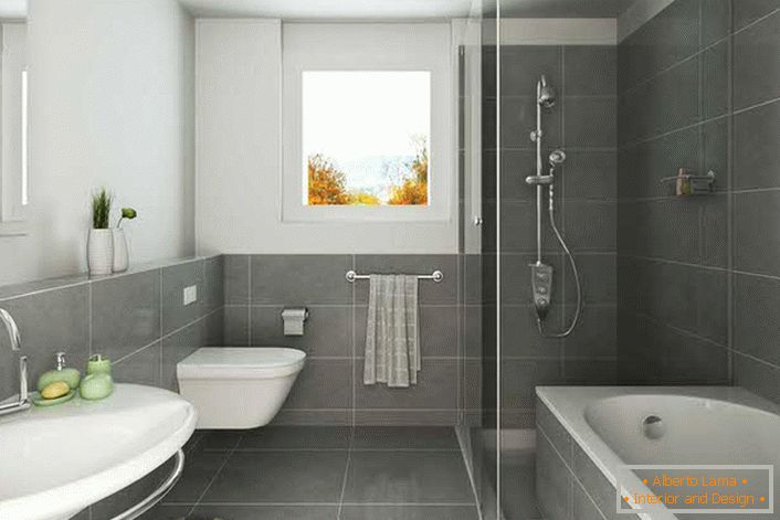 Stil Art Nouveau je mekan, neutralan, miran. Klasična kombinacija belog i crnog je odlična opcija za uređenje kupatila.