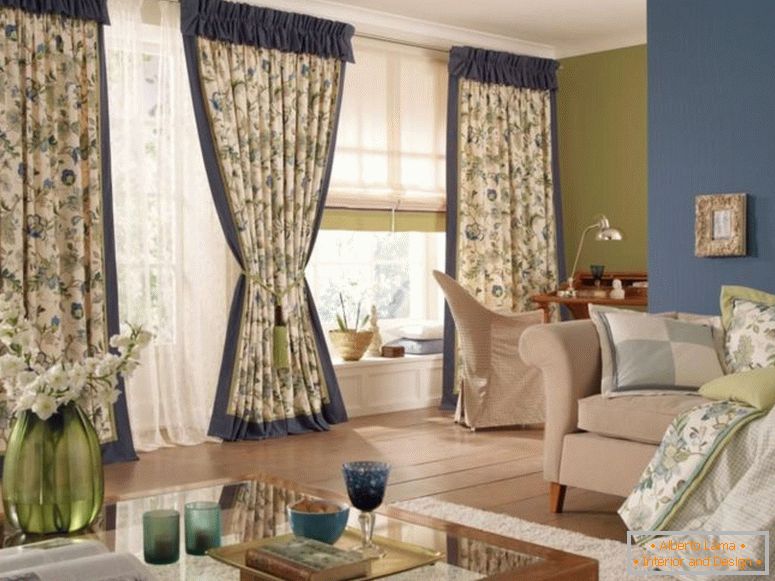 Dnevni boravak u provansovom stilu - 80 fotografija