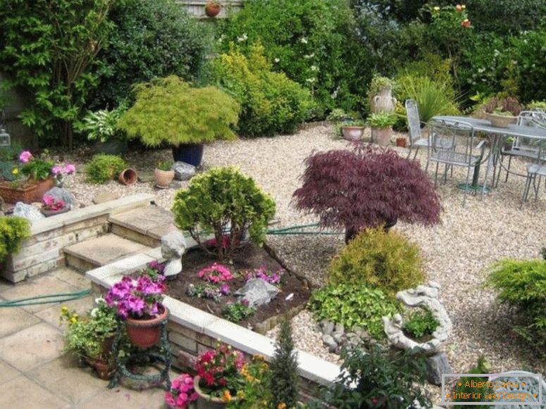 ideje za patio-ideje za male uređene vrtove-za-mali vrt