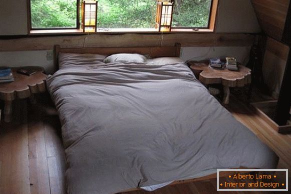 Spavaća soba u šumi u Japanu