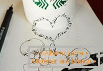 Ilustracije Tomoko Sintanija na naočale Starbucks