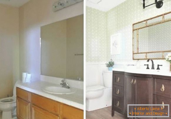 Novi dizajn kupatila u privatnoj kući prije i poslije